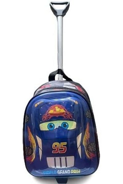 STOREMAX Ntwork Kindergarten Children's Suitcase Backpack with Puller 2in1 Boy's 95 Model Hard Front Surface 5