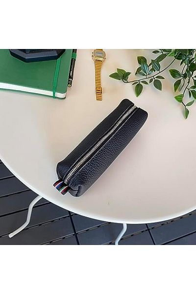 STOREMAX Muartshop Lana- Genuine Leather Pen Holder |   Makeup Bag |   Pupil's Pencil Case 871301