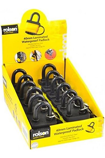 STOREMAX Network 66521 40 mm Weather Resistant Padlock Art 1087243
