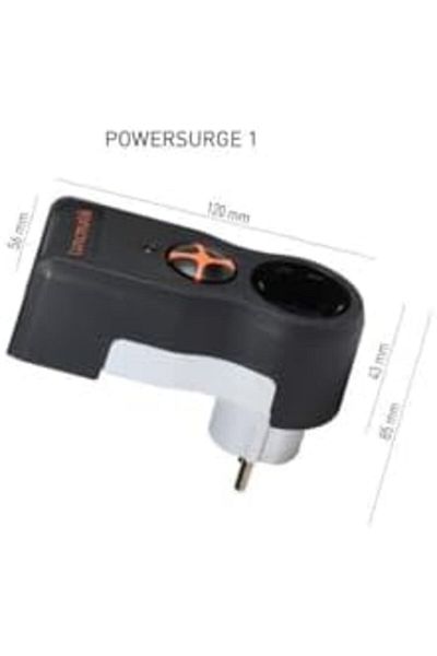 STOREMAX Svticaret Tsk5079 Surge Protective Sockets, Black, 1 Piece 525 Joules Mhm 1053513