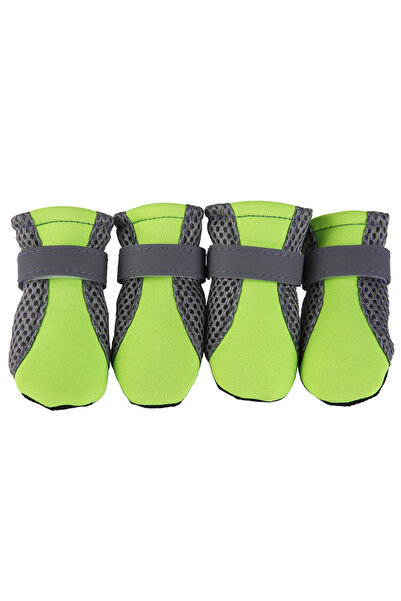 Choice حذاء كلب أخضر متوسط الحجم، ناعم الملمس، مناسب للقطط والجراء، مناسب للم...