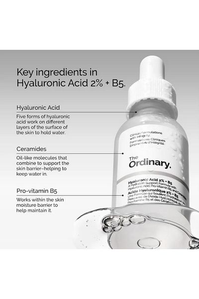 The Ordinary THE ORDINARY Hyaluronic Acid 2% + B5, 60ml
