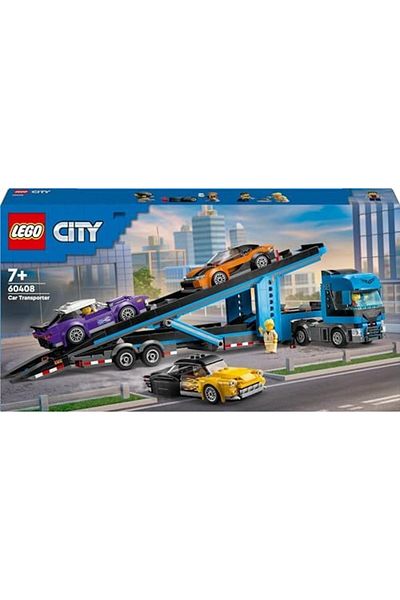 STOREMAX Jvnnastore City Sports Car Vehicle Transport Truck 60408-7 4 Vehicles for Children 6 Years and over