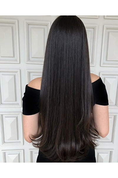 Hairpim Kadınca Peruk Professional Doğal Koyu Kestane (200 Gr) Yarım Ay+İki Y...