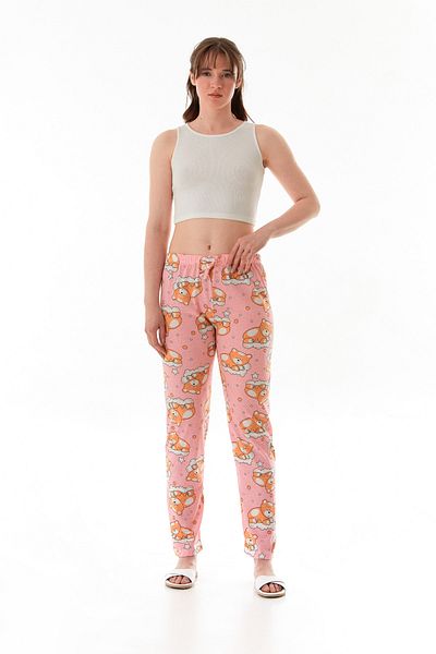 Fulla Moda Teddy Bear Printed Pajama Bottoms