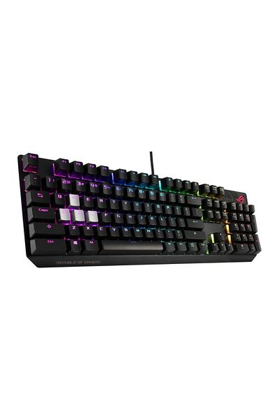 ASUS Tastatura Gaming Mecanica ASUS ROG Strix Scope Cherry MX Red RGB Black