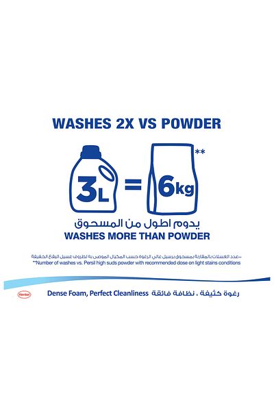 Persil Power Gel Detergent For Top Loading Washing Machines 3 Litres