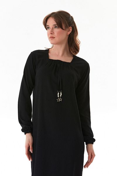Fulla Moda Φόρεμα Fullamodest Wraped Fabric Plus Size με αξεσουάρ