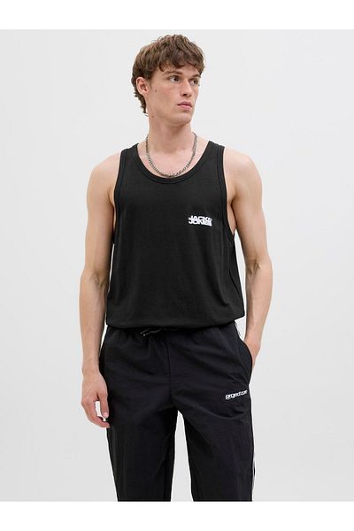 Jack & Jones Tanktop Logo Rundhalsausschnitt Tanktop