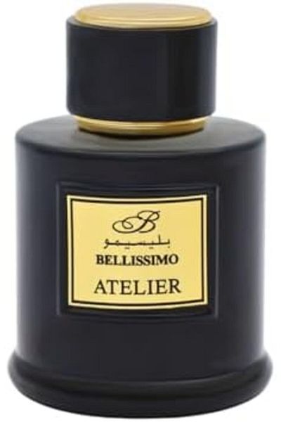 BELLİSSİMO Bellissimo Atelier Black Eau de Parfum 3.4 fl oz – Captivating & Long-Lasting for Man Fragrance in