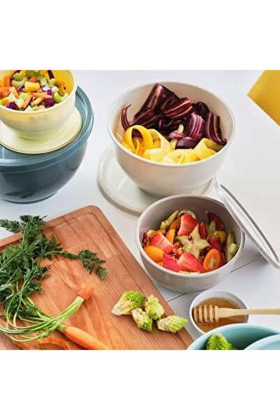 IKEA Garnityren 5-piece Bowl Set With Lids – Mixed Colors, Stackable, Microwave & Dishwasher Safe