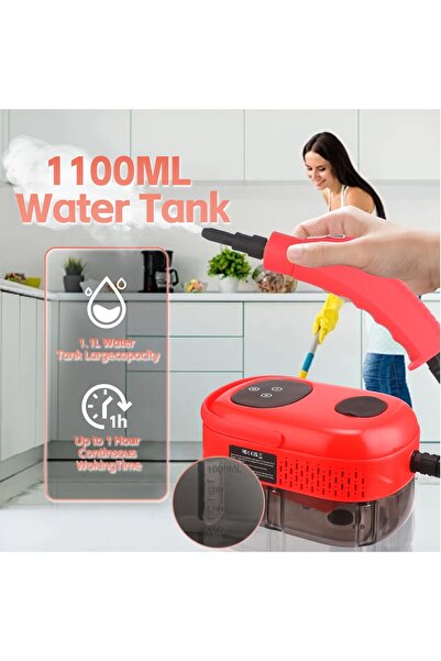 FlashHawk Steam Cleaner, 2500W Pressurized Steamer for Cleaning, Multi-Purpose Steamer Handheld Steam Cleaner
