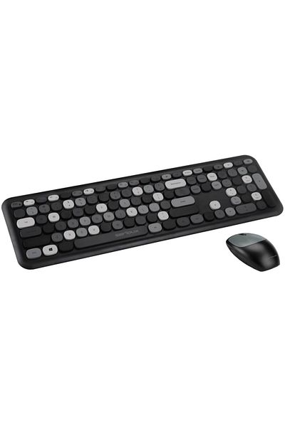 SERIOUX Kit wireless tastatura + mouse Serioux Colourful