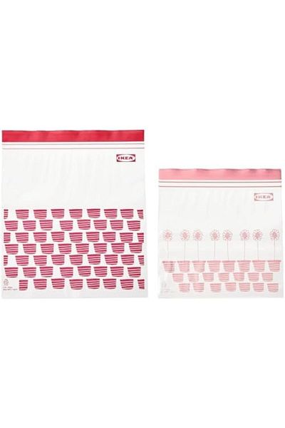 IKEA , Istad Resealable Bags, 1 Pack (25 x 1.2 Litre + 25 x 2.5 Litres) Food Grade Freezer Bags