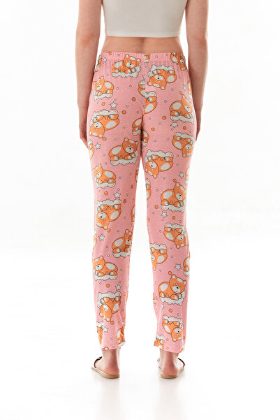 Fulla Moda Teddy Bear Printed Pajama Bottoms