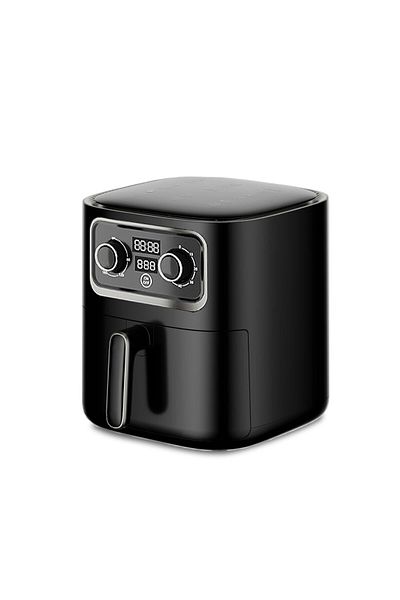 ET-LIFE Air Fryer 10L, Rapid Hot Air Circulation for Frying, Grilling, Roasting, 10L 2400W SZ-801 Black