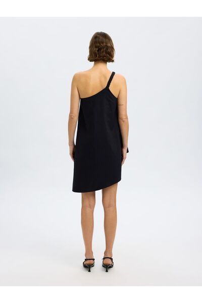 SELECTED One-Shoulder Kleid Geflochtenes