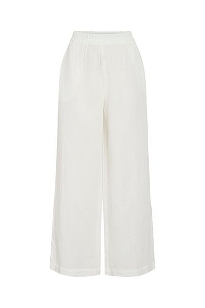 VILA Hose mit weitem Bein VILANIA High Waist