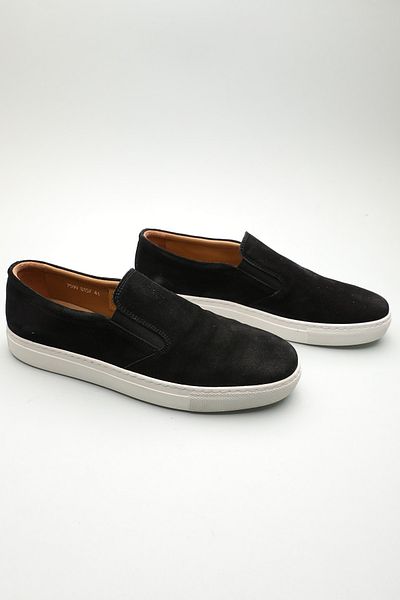 Gondol Loafer clasic pentru bărbați din piele naturală, piele de căprioară neagră 41 ttx. 601119