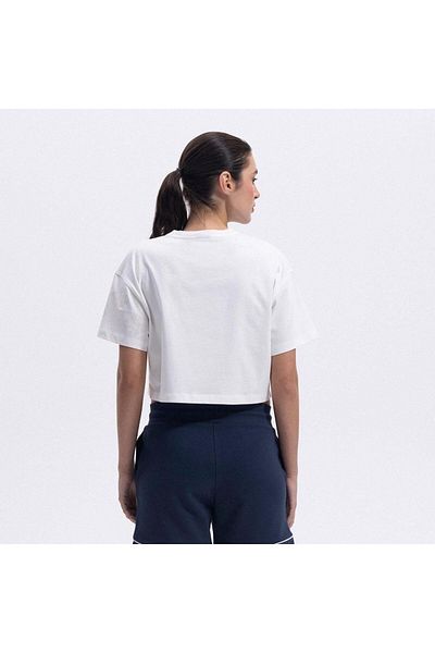 Ellesse Ef376-Of Crop Women's T-Shirt - Off White