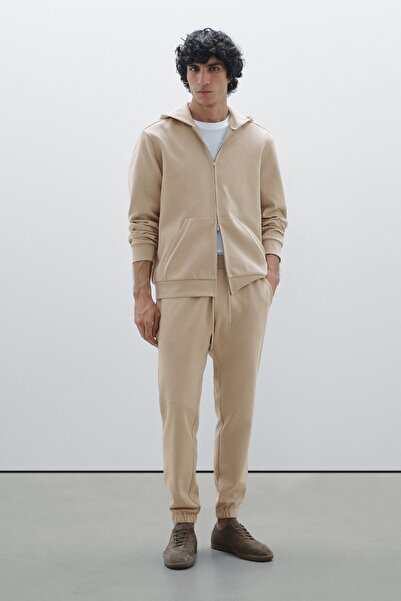 Massimo Dutti Pamuk karışımlı jogger fit pantolon