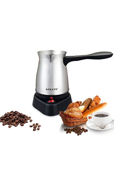 SOKANY Turkish Coffee Maker Italian Moka Pot 500ml 600W SK-214 Silver