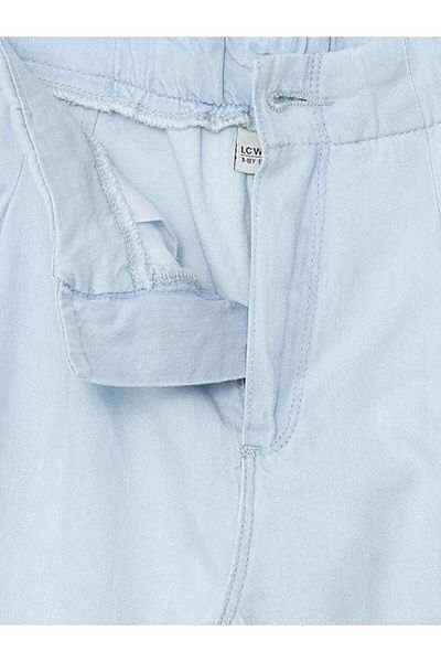 LC Waikiki Elastische Jeanshose für Mädchen mit verstellbarem Bund (S5)