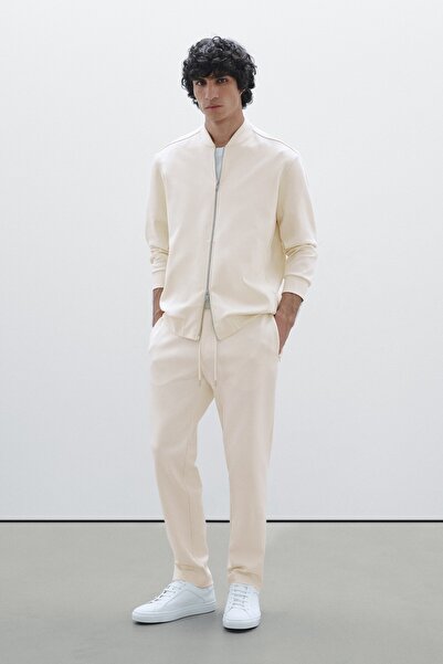 Massimo Dutti Pamuk karışımlı bomber ceket