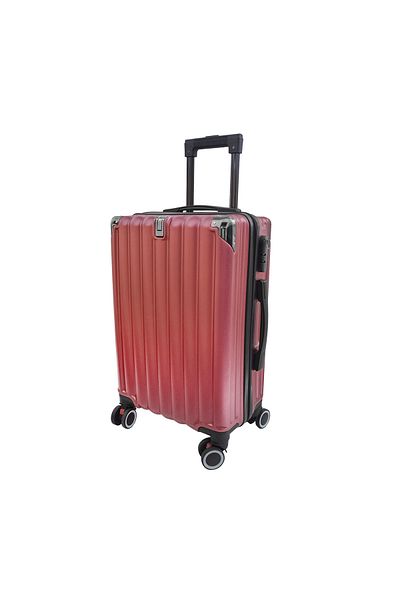 Naimeed Company Travel trolley, Naimeed D5390S, 4 double wheels 360 degrees, ABS, combination lock, Red, 38x23x60cm