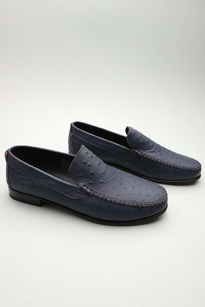 Gondol Men's Genuine Leather Classic Leather Navy Blue 43 Ttx.167
