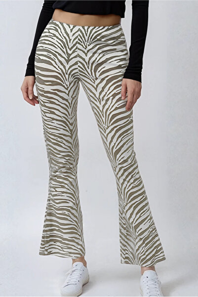 Kyron Cotton Fabric High Waist Pants / with Leopard and Zebra Pattern Options / Comfortable and Stylish Design
