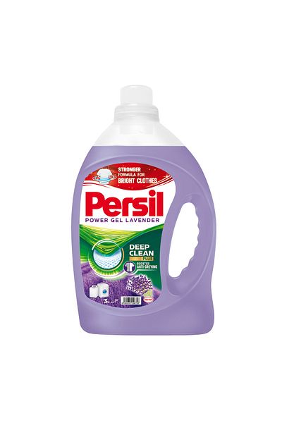 Persil Power Gel Liquid Laundry Detergent Lavender 3 Litres