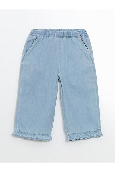 LC Waikiki Pantaloni de jeans pentru fete cu talie elastică (S5)