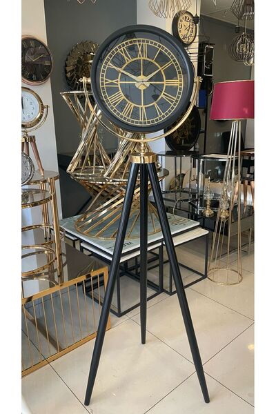 LİBAS TRİPOD SAAT SİYAH METAL BOYALI