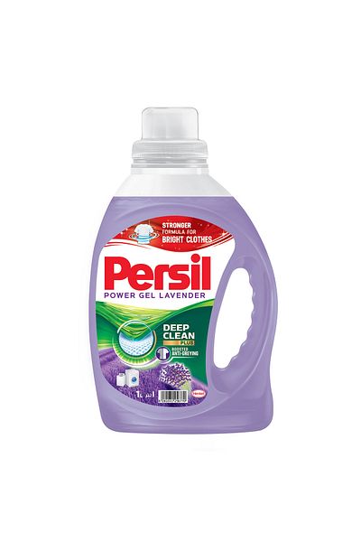 Persil Power Gel Liquid Laundry Detergent Lavender 1 Litre