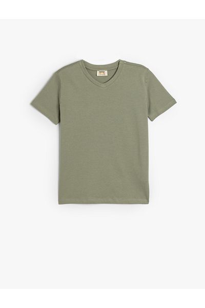 Koton Basic T-Shirt Short Sleeve Crew Neck Cotton