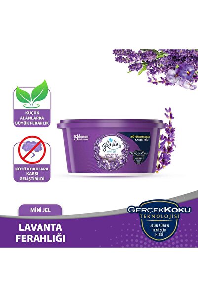 Glade Mini Jel Oda Kokusu, Lavanta Ferahlığı, 70 g