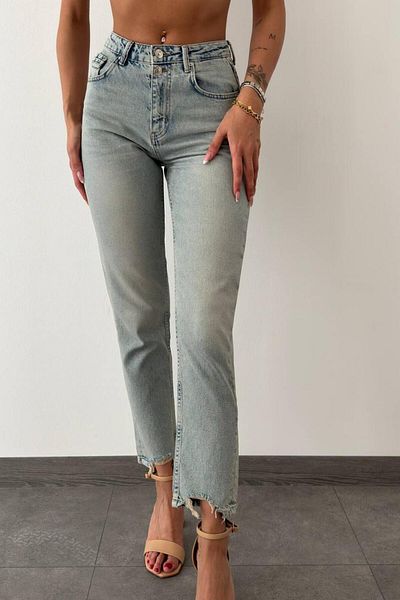 LACARINO 7609 Mom Fit Pantaloni de jeans pentru femei
