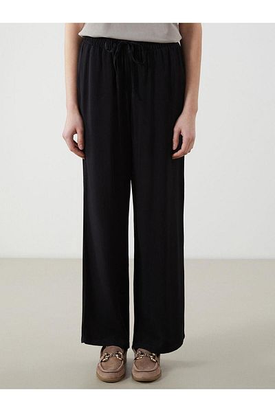 LC Waikiki Pantaloni de damă cu talie elastică și picioare largi (S5)