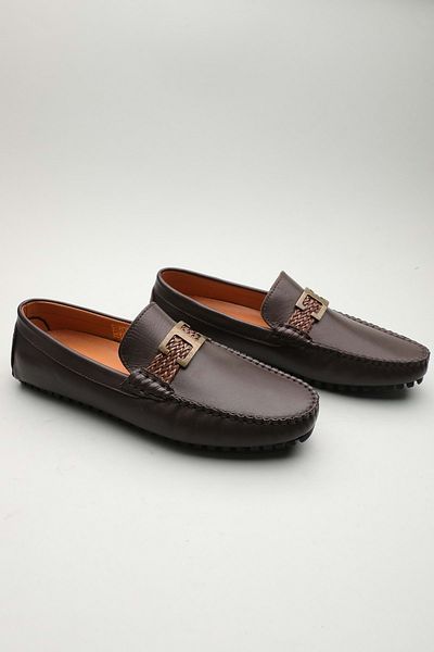 Gondol Men's Genuine Leather Classic Loafer Brown 41 Ttx. 601128