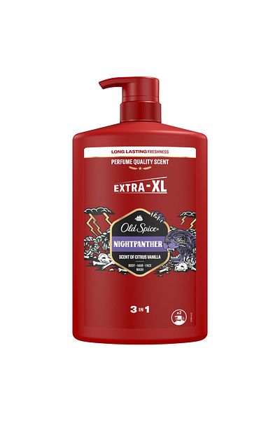 Old Spice Gel de dus si sampon 3 in 1 Old Spice Nightpanther pentru corp