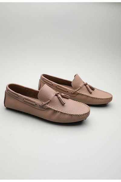 Gondol Men's Genuine Leather Classic Loafer Nude 41 Ttx. 601137