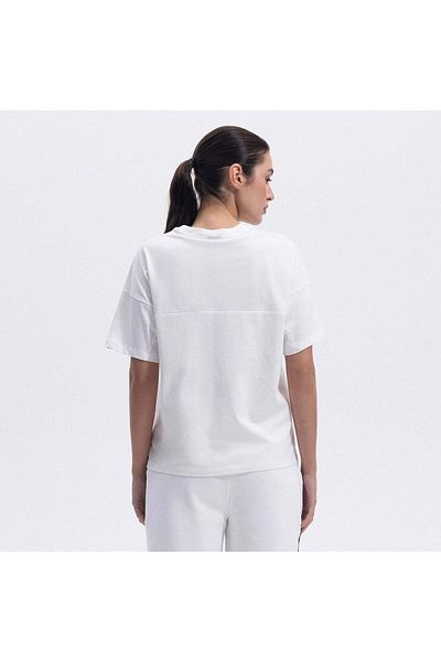 Ellesse Ef394-Of Oversize Tee Women's T-Shirt - Off White
