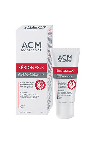 ACM Crema keratoreglatoare ACM Sebionex K pentru pielea cu imperfectiuni