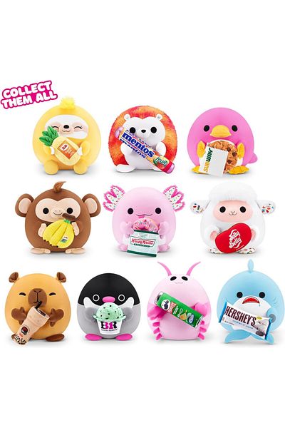 Zuru Snackles Series 2 Capybara & Boba 16 Inch Plush by ZURU, Ultra Soft Plush, Collectible Plush with...