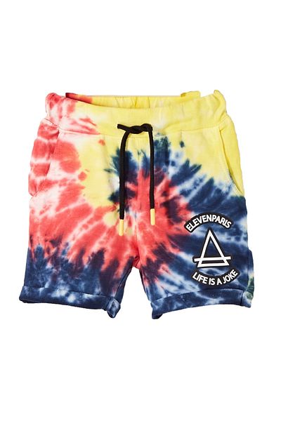Eleven Paris Eleven Paris shorts and t-shirt set, Red 116 CM