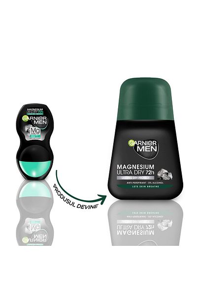 Garnier Garnier Mineral Magnesium Ultra Dry roll-on antiperspirant deodorant for men