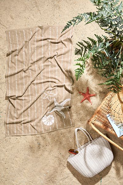 Özdilek Πετσέτα θαλάσσης Özdilek Sun Beige Sand 90x150 cm