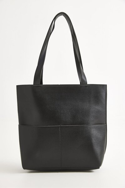 Raneel Kazançlı Alışveriş Leather Look Women's Shoulder Bag Black