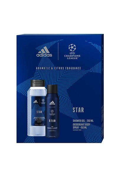 adidas Adidas Uefa Star Gift Set: Deodorant
